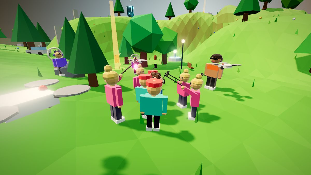 Slapocalypse: il nerd circondato dagli influencer nel Parco dei Selfie
